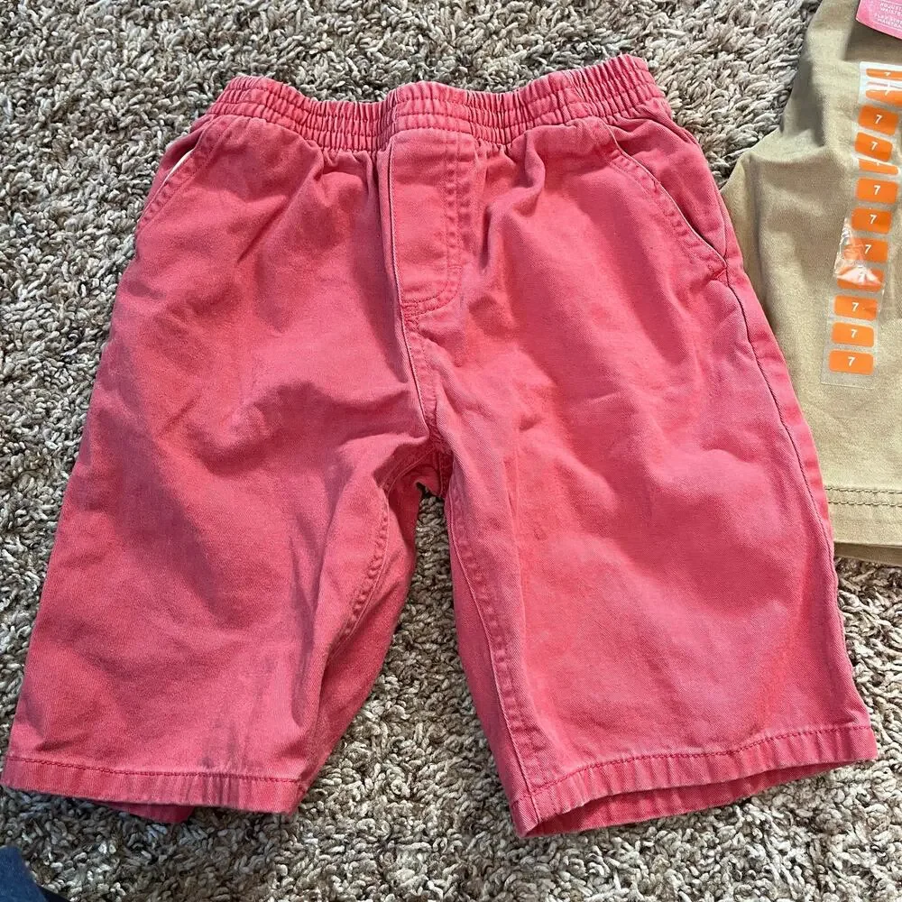 Boys Size 7 Lot of 4 Osh Kosh Levi's T Shirt Casual Short‎ Graphic Dinosaur